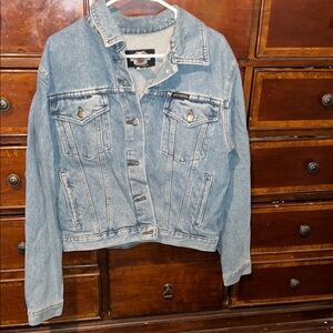 Denim biker Jacket